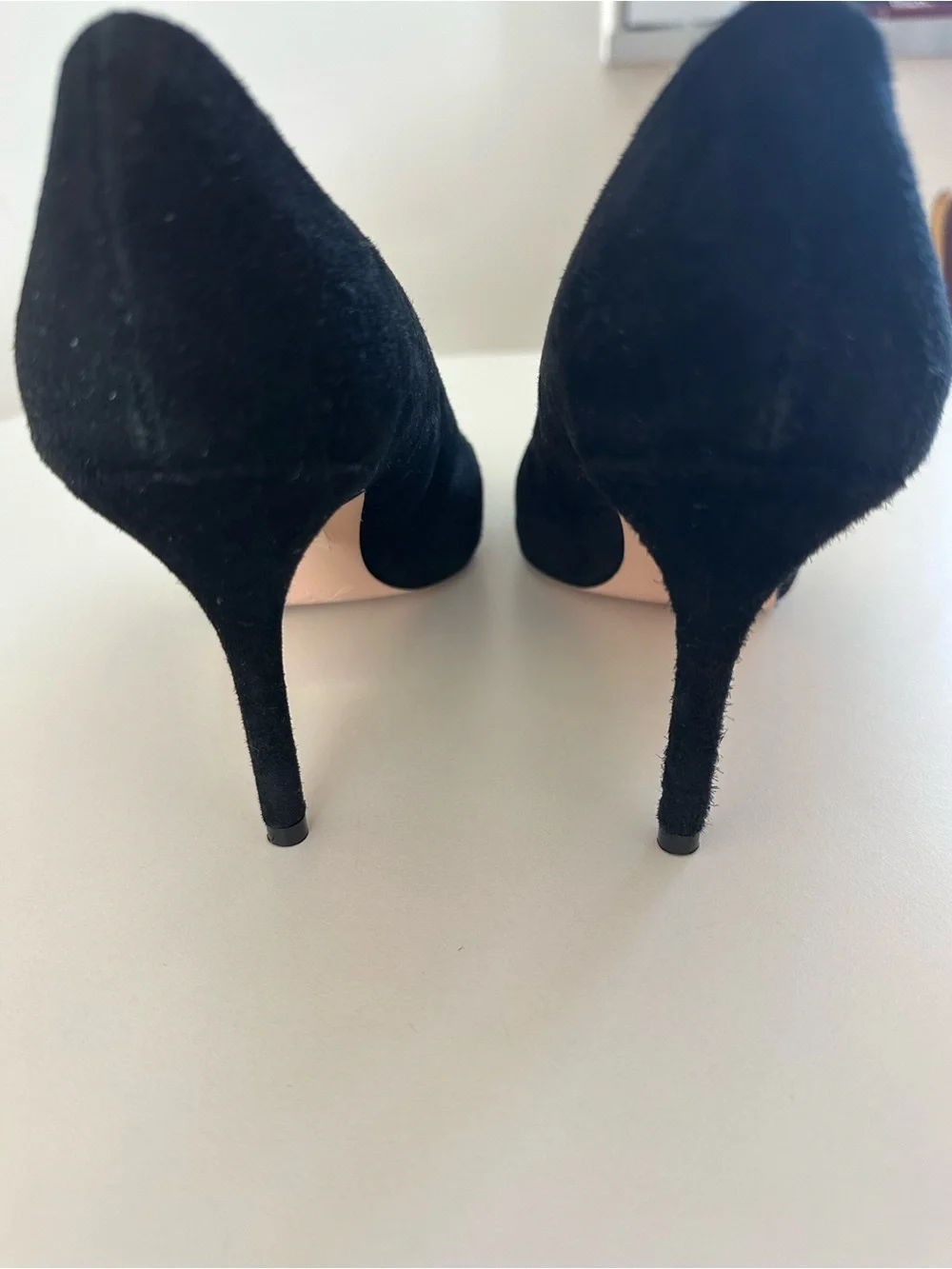 New J Crew Black Suede Pointed-Toe Stiletto Pumps - Women